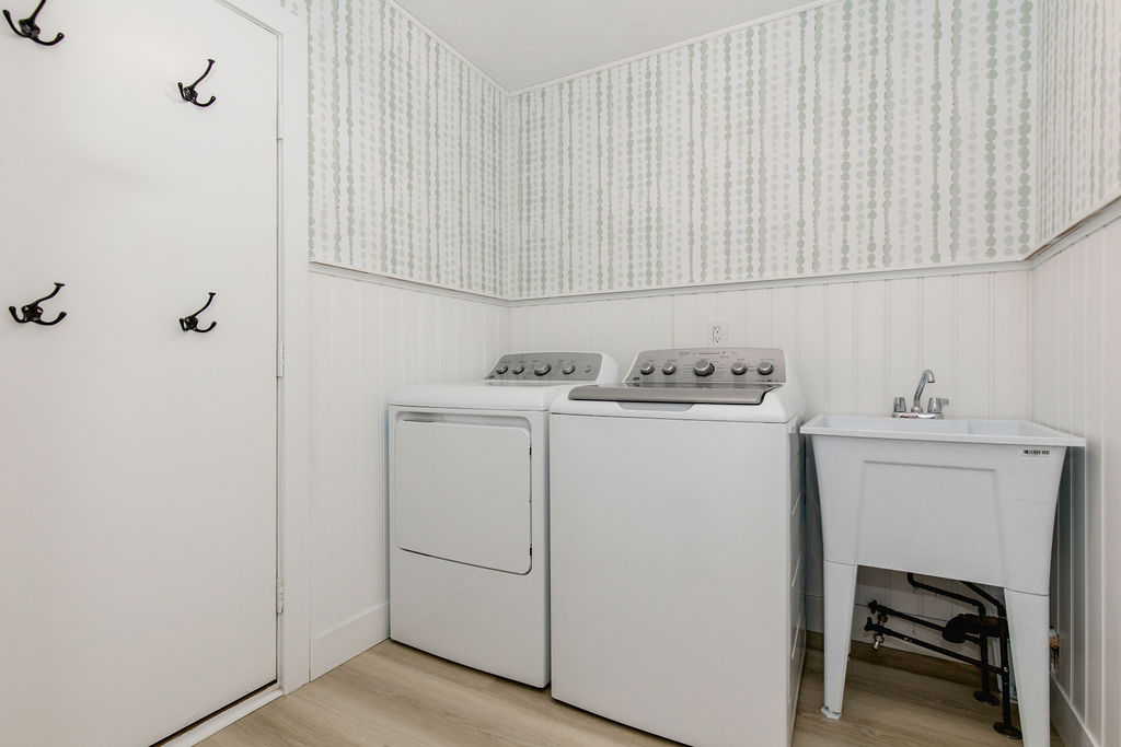 black and white